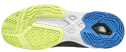 Мужские кроссовки теннисные Mizuno Wave Exceed Light AC - black/neolime/blue