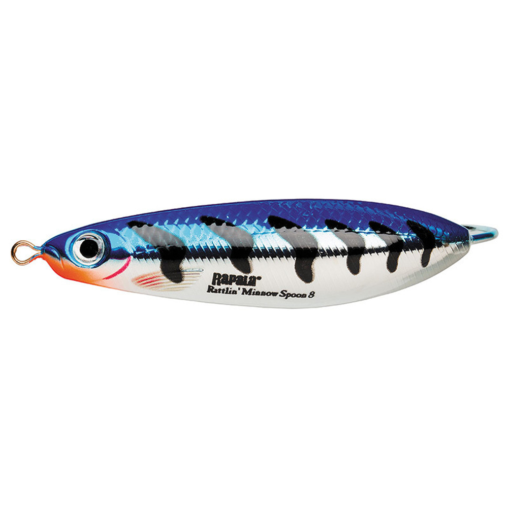 Незацепляйка RAPALA Rattlin' Minnow Spoon 8 см, цвет MBT