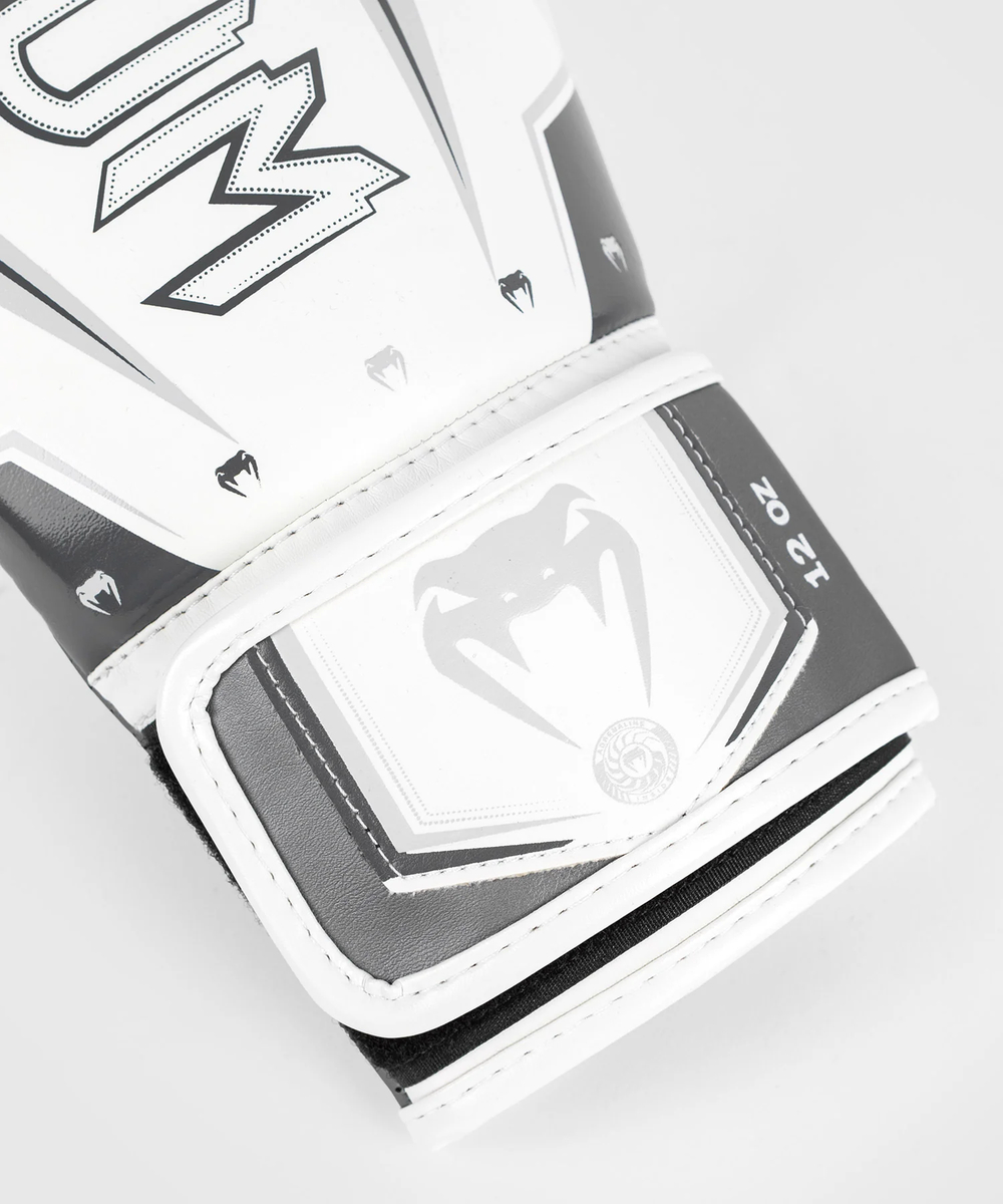 Перчатки боксерские Venum Elite Evo Grey/White