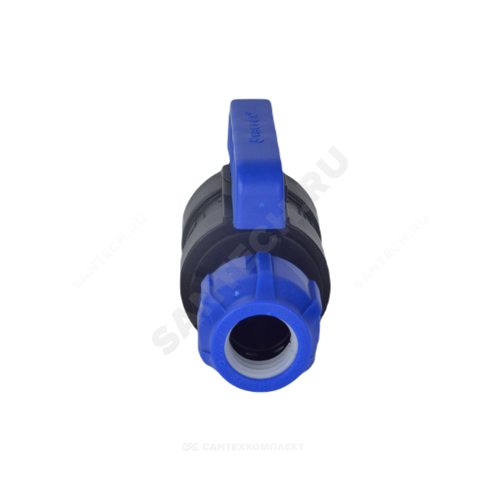 Кран шаровой компрессионный ПЭ Дн 32х3/4" НР Ру16 VALFEX 1210012632034