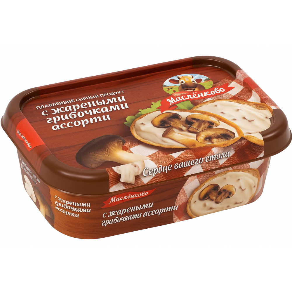Плавленый сыр Масленково Жареные грибы 180 гр