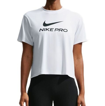 Женская футболка Nike Pro Loose - white/black