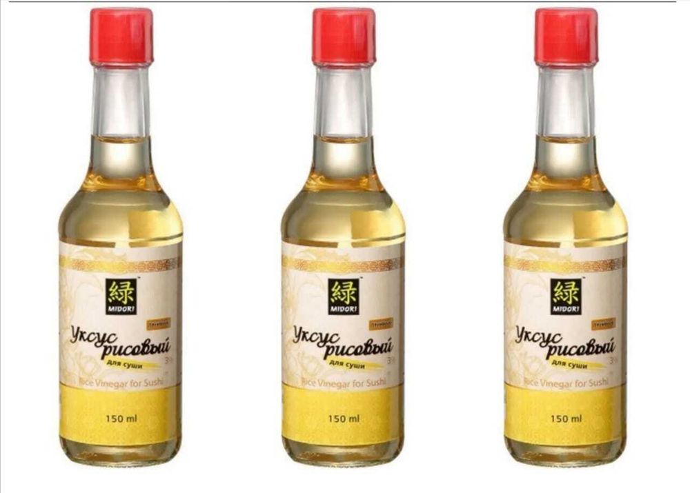 Уксус MIDORI Рисовый для суши 3% 150 мл, 3 шт