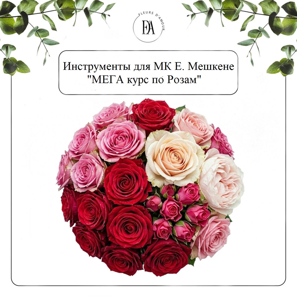Инструменты для МК "МЕГА курс по Розам" Е. Мешкене