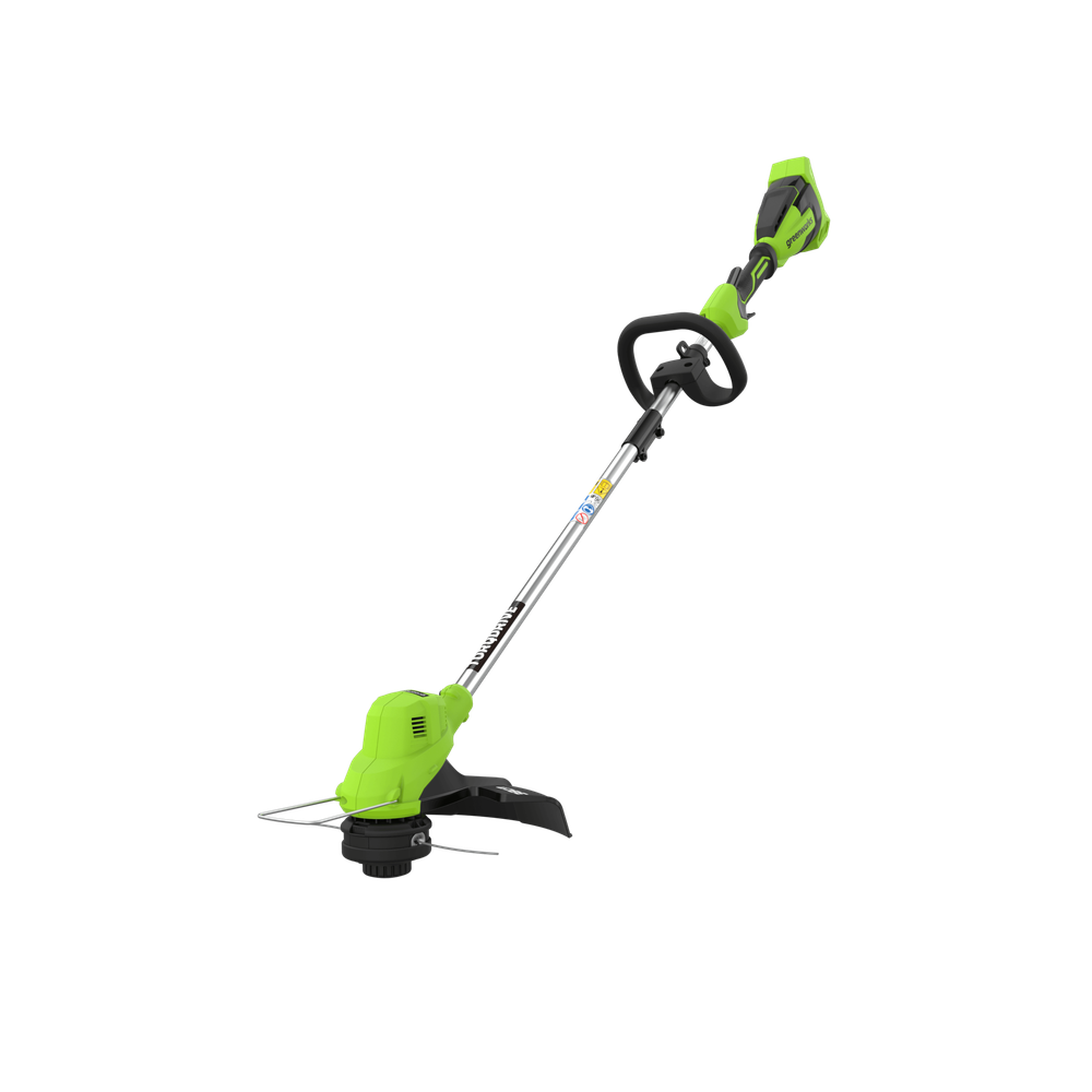 Триммер аккумуляторный Greenworks GD40LT, 40V, 38 см, с 1хАКБ 8 Ач и ЗУ (2112207UH)
