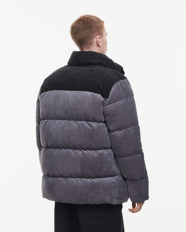 Пуховик AW24 Downjacket Velvet Combo Grey - фото 4