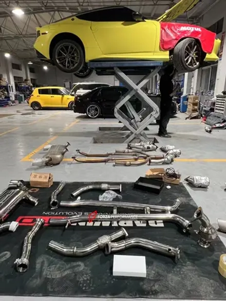 Выхлопная система с заслонками для Nissan 400Z RZ34 FAIRLADY Z 3.0T
