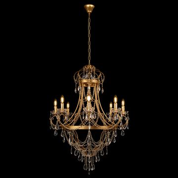 Подвесная люстра 8*Е14 10430/8 золото/прозрачный Foil LOFT IT