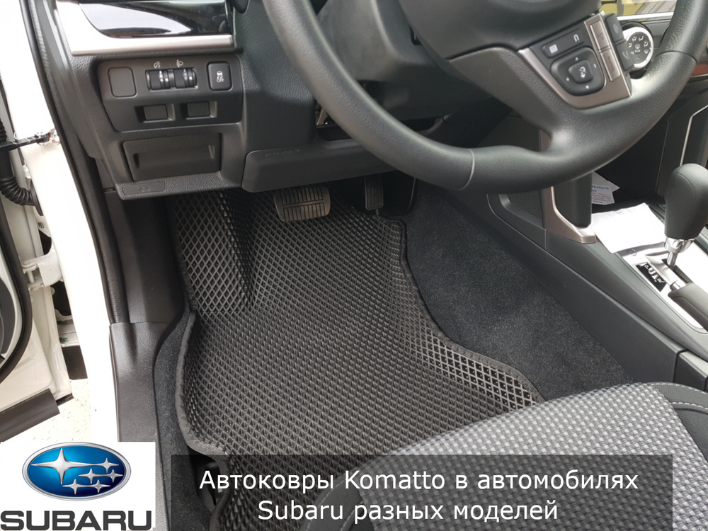 Автоковрики без бортов для Subaru Impreza (1992-2000)