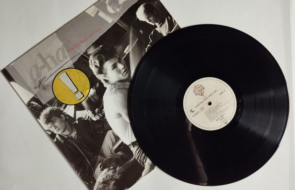 Винтажная виниловая пластинка LP A Ha Hunting High And Low (Germany 1986)