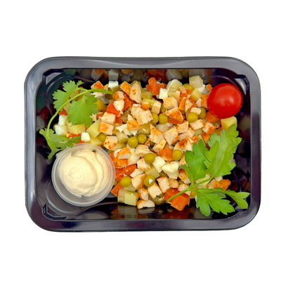Оливье с курицей 180г.