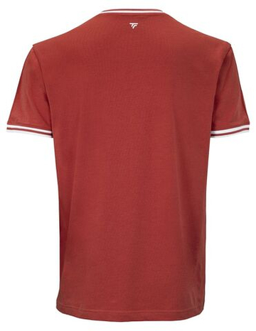 Мужская теннисная футболка Tecnifibre Team Stretch - terracotta