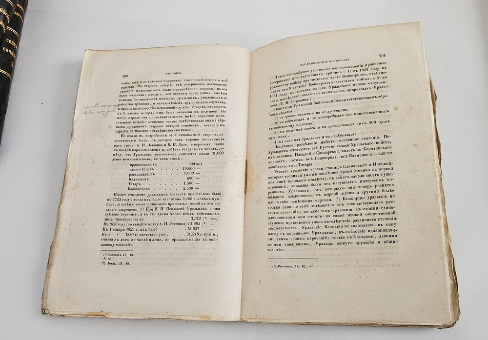 "Вестник Императорского Русского географического общества за 1854 г. Ч. 12. Книжка VI". 1855г. - раритет