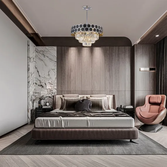 Подвесная люстра Sorrento-5009 375009/4+2/300/480 CR Arte Milano