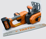 Электрическая цепная пила Yaoto BS 9999, 40 см, 1800 Вт, 2 Li-Ion аккумулятора 21В