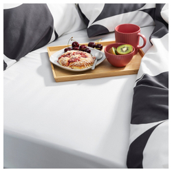 IKEA BRUKSVARA  (ИКЕА БРУКСВАРА)  -  Простыня на резинке, белая, 90x200 см