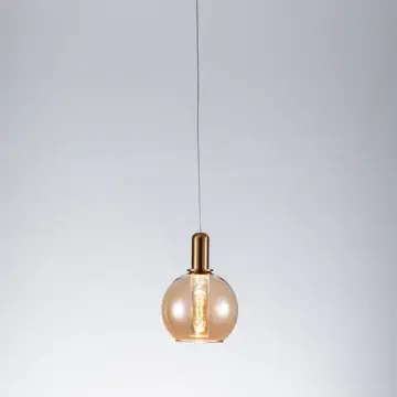 Подвесной светильник 4W 4000K A1023SP-1PB медный/янтарный Valley Arte Lamp