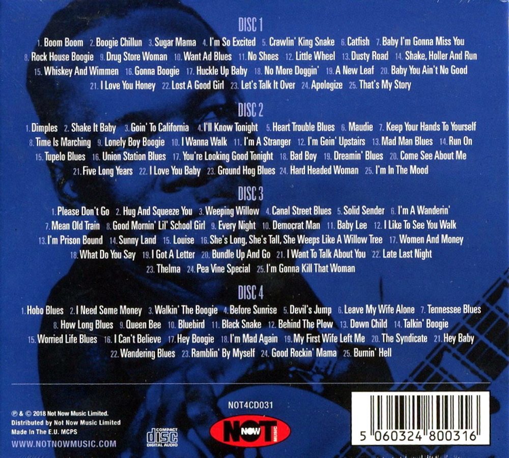 John Lee Hooker / 100 Greats (4CD)