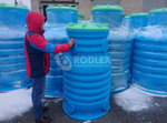 Кессон для скважин Rodlex -KS 3.0 mini (зеленый) Родлекс 1500 л.(980x980x1500см;70кг;зеленый) - арт.559818