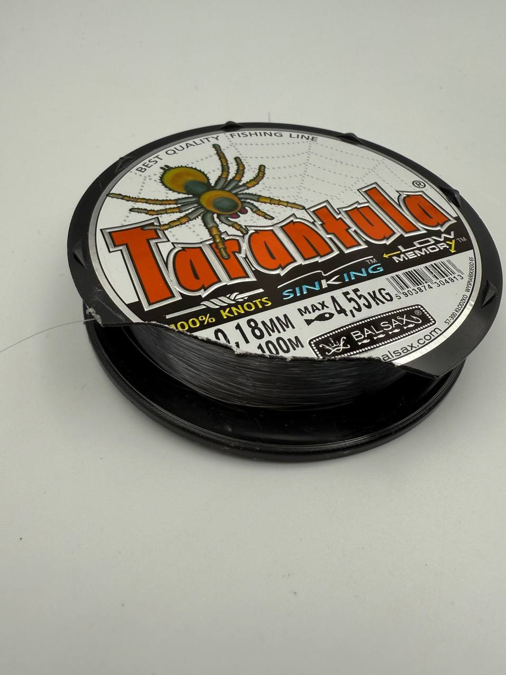 Монофильная леска Balsax Tarantula 100м 0,35мм 14,4кг серая (1 штука). Товар уцененный