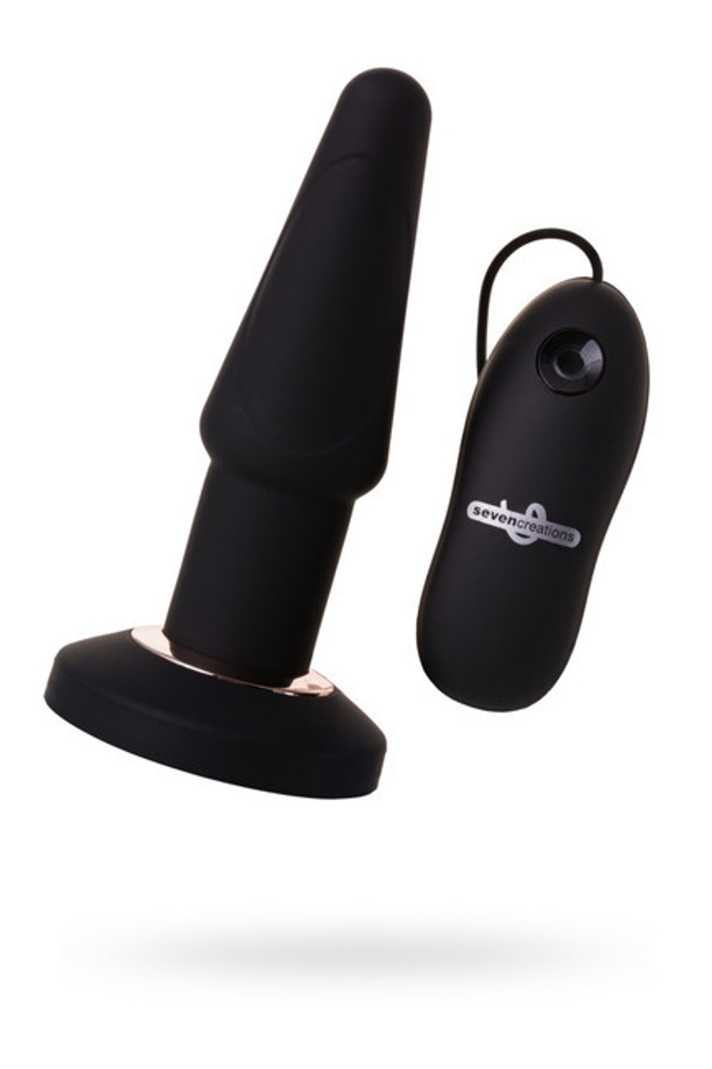Анальная пробка с вибрацией Apex Butt Plug Large (Цвет: черный)