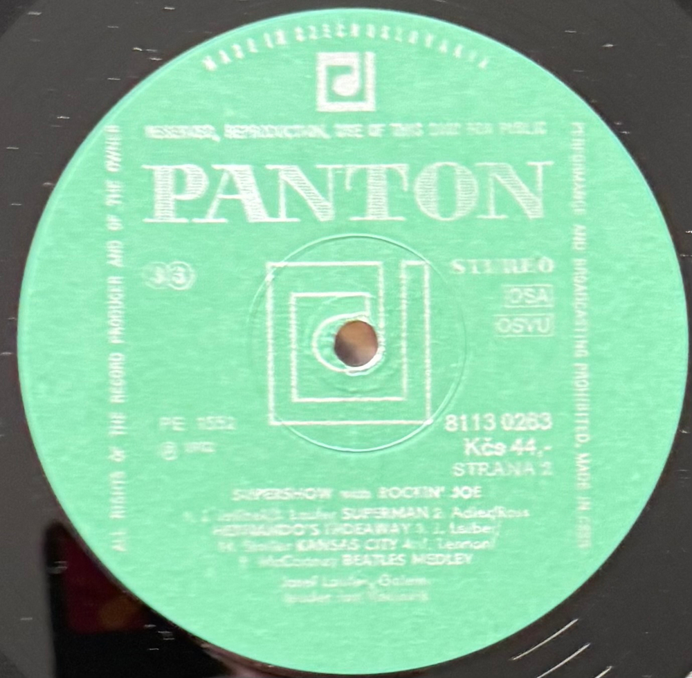 Виниловая пластинка Josef Laufer & Golem (7) – Super Show With Rockin' Joe LP