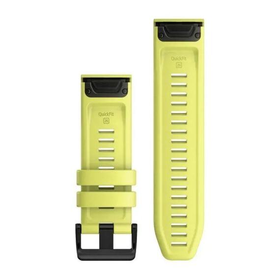 Ремешок сменный силиконовый Garmin QuickFit 26 мм amp yellow