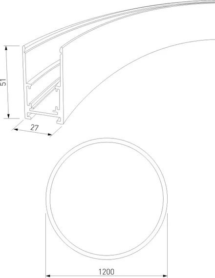 Шинопровод Slim Magnetic 85161/00 Elektrostandard