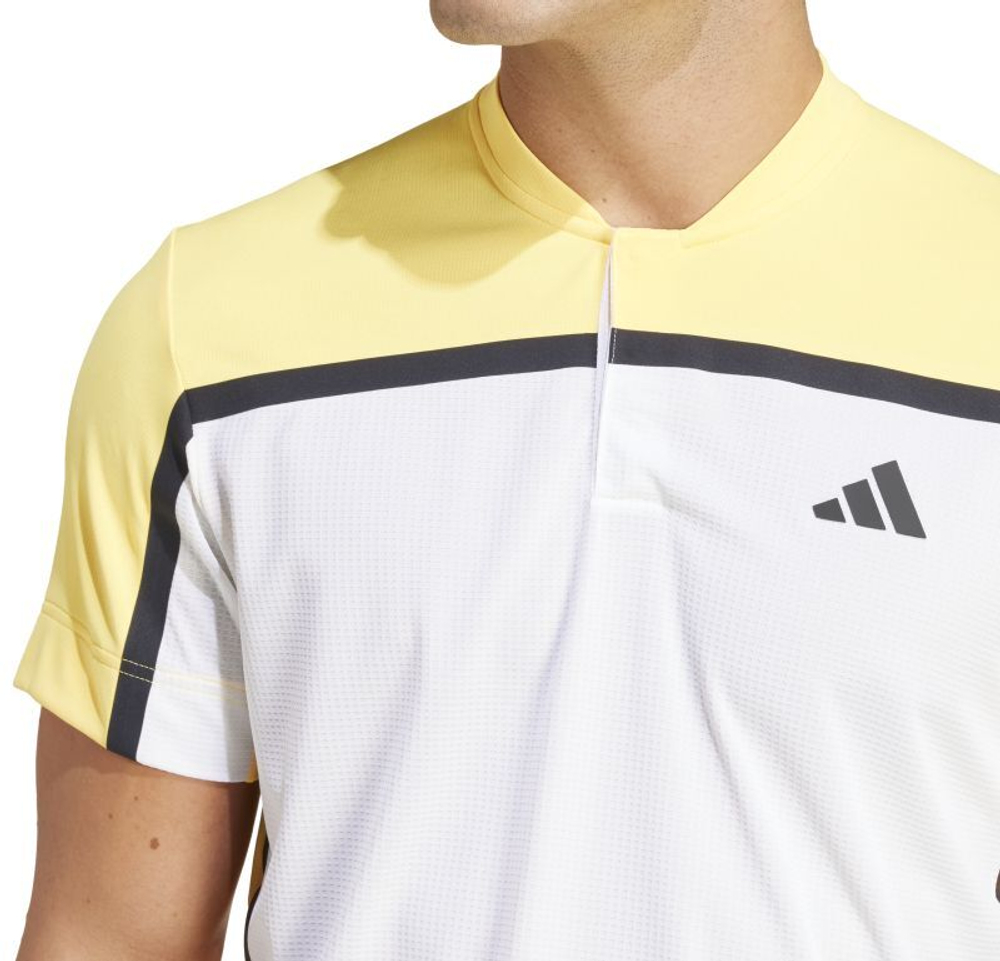 Мужское теннисное поло Adidas Heat.Rdy FreeLift Pro Polo Shirt - белый