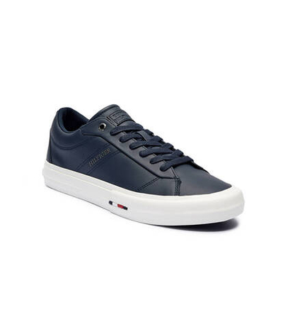 Кожаные кроссовки vulc Tommy Hilfiger - темно-синий(FM0FM05201)