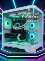 Игровой компьютер FIRESTRIKE PRO Core i7-5960X / RTX5060Ti 16ГБ / 64ГБ DDR4 / SSD 1ТБ