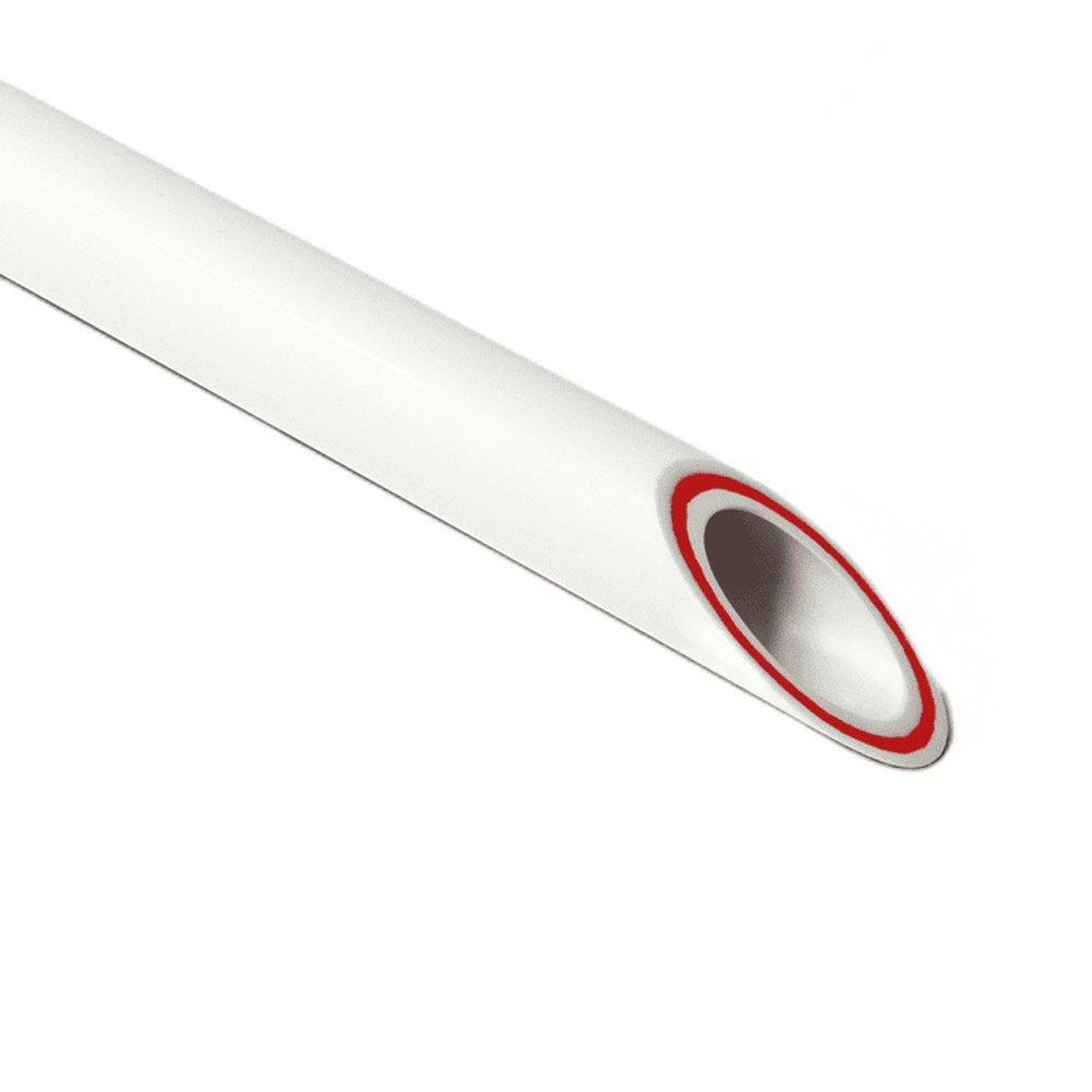 Труба армированная стекловолокном Pro Aqua RUBIS SDR 6 Белая 4м d= 20 PP-R, PA37008P