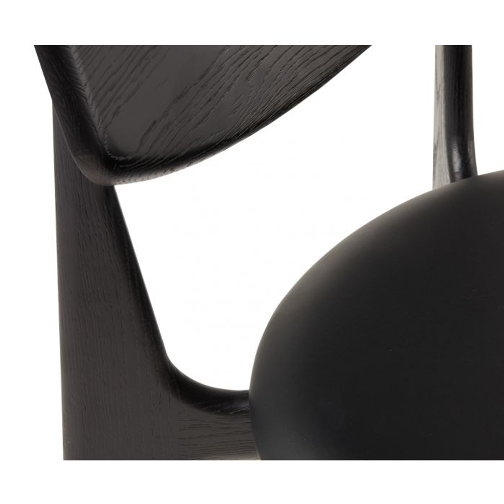 Стул Tom Dixon Slab Black Upholstered, черный, черный