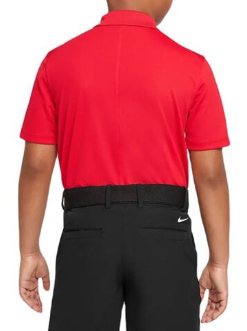 Футболка для мальчика теннисная Nike Dri-Fit Victory Golf Polo - красный