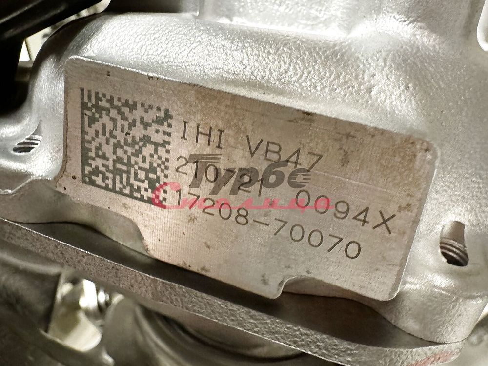 Турбина 17208-70070 TOYOTA для Lexus, Toyota