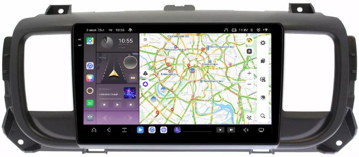 Магнитола для Peugeot Traveller/Expert, Citroen SpaceTourer/Jumpy, Opel Zafira Life/Vivaro - Kuberg OL-9934 QLed+2K, Android 13, Быстрейшая, CarPlay, 4G SIM-слот