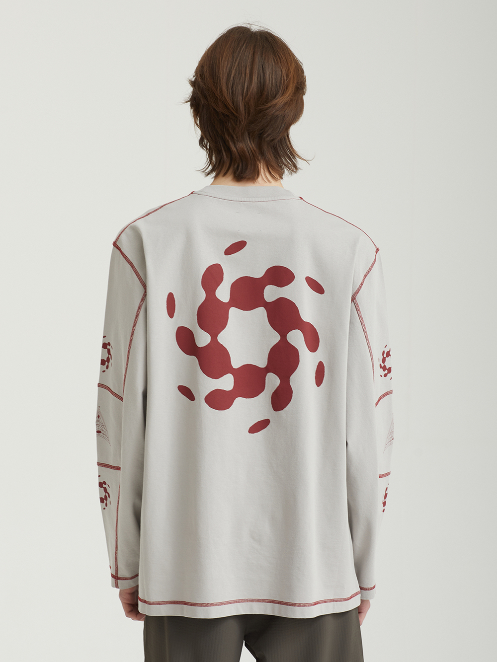 Мужской Лонгслив Info Stitch Organic