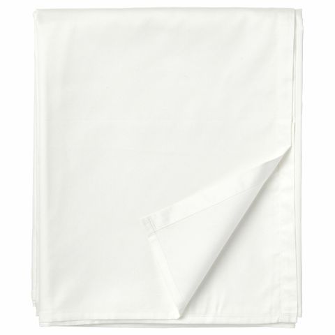 Простыня IKEA NATTJASMIN (НАТТЭСМИН), Белый, 240х260 см