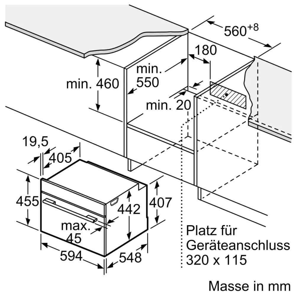 Компактный духовой шкаф Bosch CBG7341B1