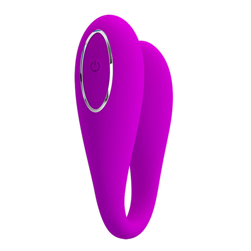 Лиловый вибратор для двоих с управлением через приложение Pretty Love Vibrator August BI-014582HP