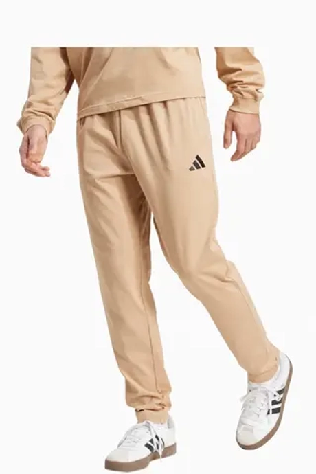 Штаны adidas Essentials Small Logo - бежевый