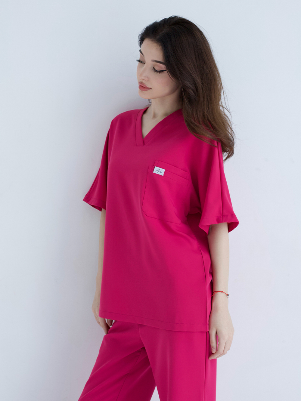 Костюм Oversize фуксия