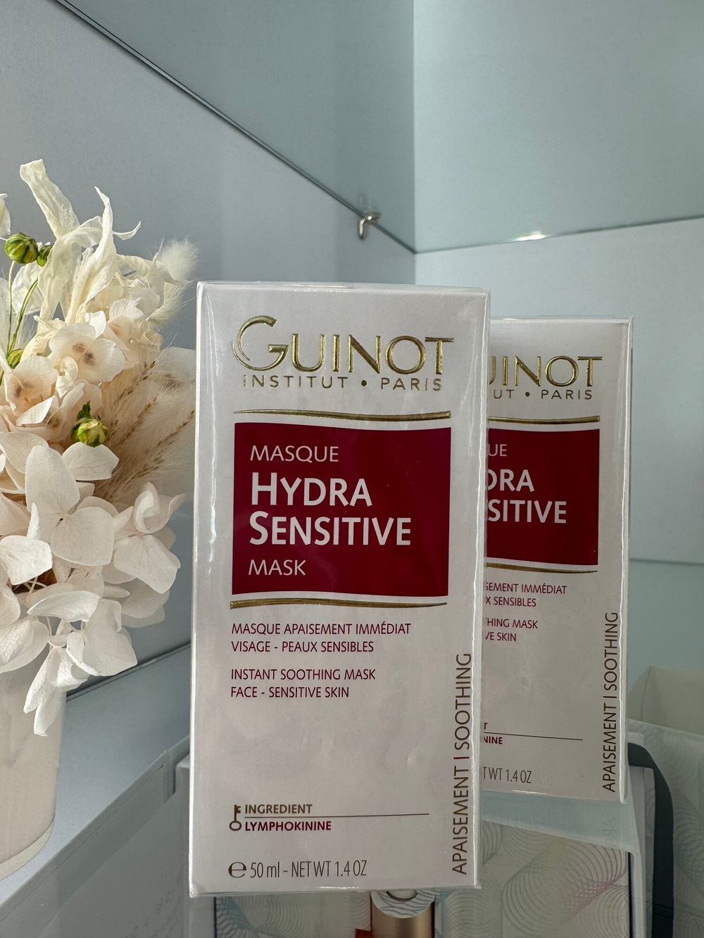 Увлажняющая маска для лица мгновенного действия Guinot Masque Hydra Beauté, 50мл