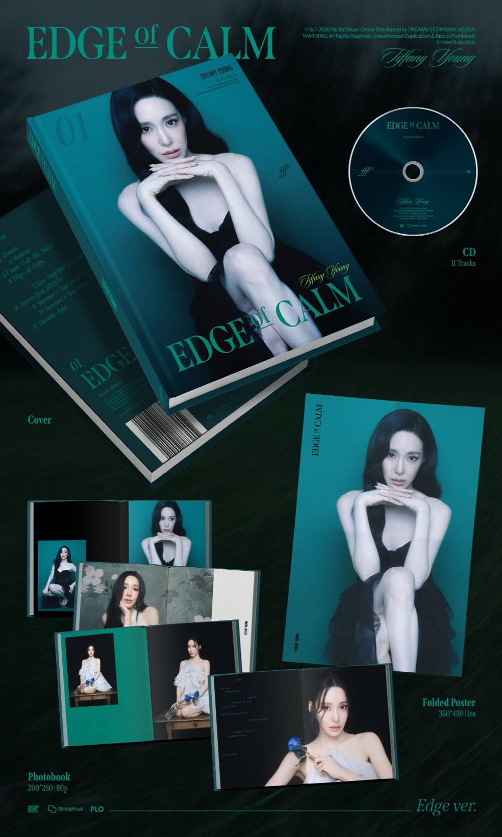 Альбом TIFFANY YOUNG - EDGE OF CALM 1st Album 2 Version SET