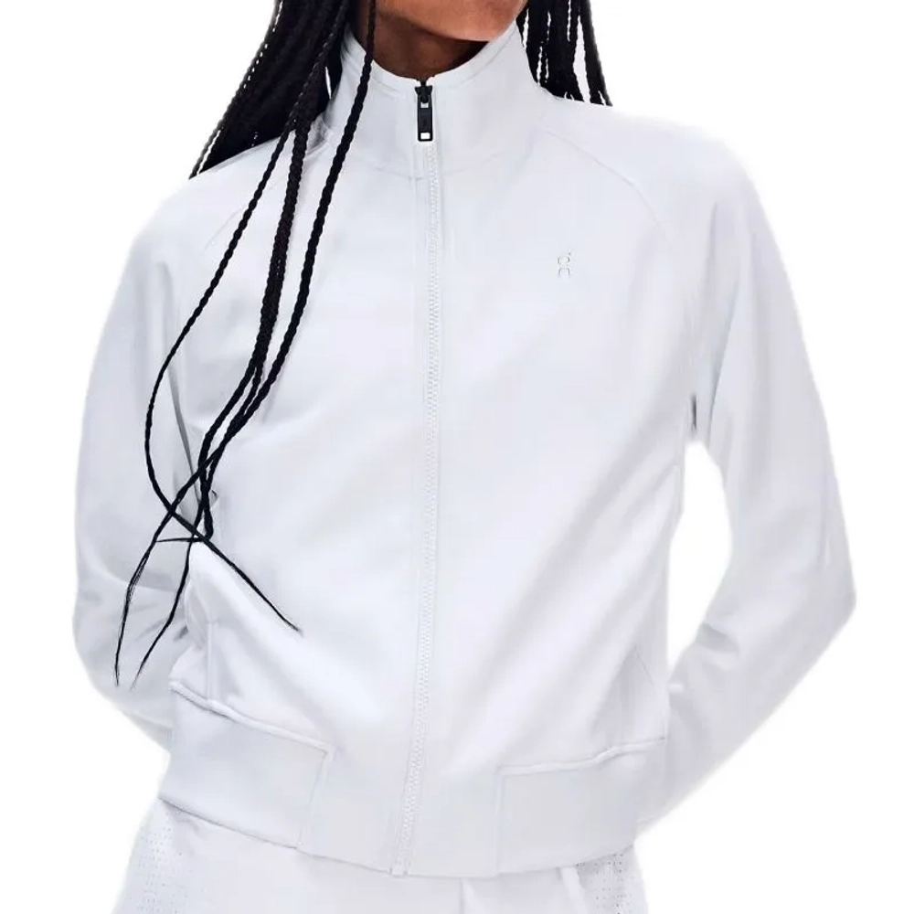 Женская Кофта теннисная On Courtside Full Zip LDN Edit - white