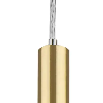 Подвесной светильник светодиодный 5W 3000K 747133 золото Tubo Lightstar