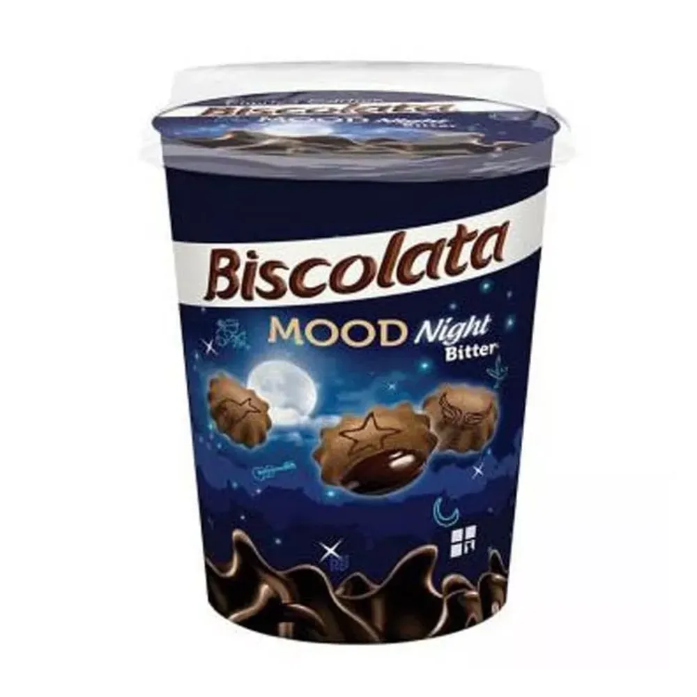 СЛ. BISCOLATA MOOD BITTER 115гр 24шт в уп