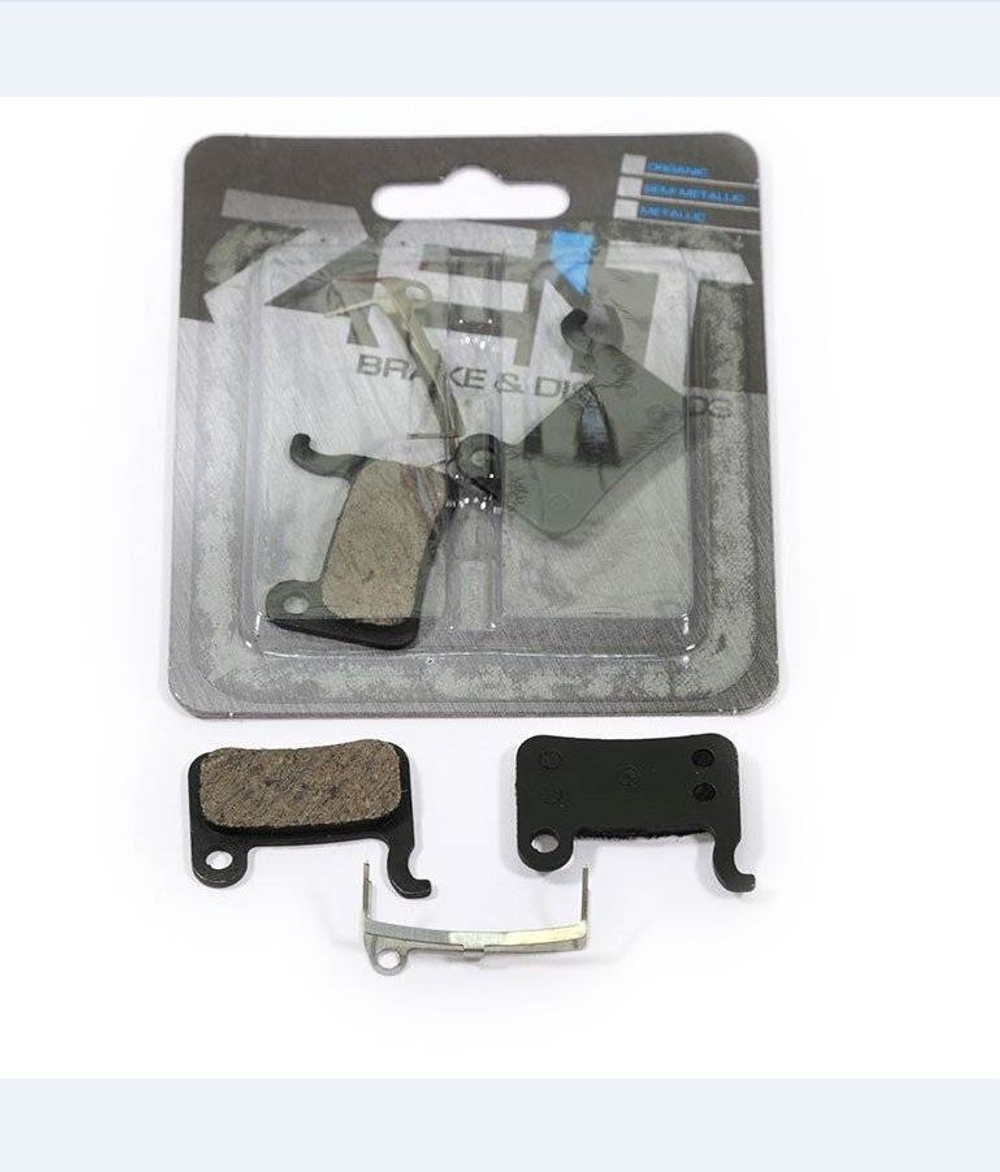 Колодки тормозные ZEIT, для DISK - HIDRAULIC, с пружиной, совместимы: Shimano M965/M585/M966/M800/M765, комплект -2шт.