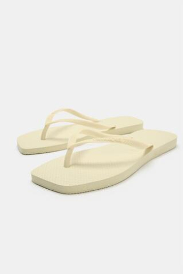 ZARA X HAVAIANAS ® ВЬЕТНАМКИ, ЭКРЮ/БЕЛЫЙ