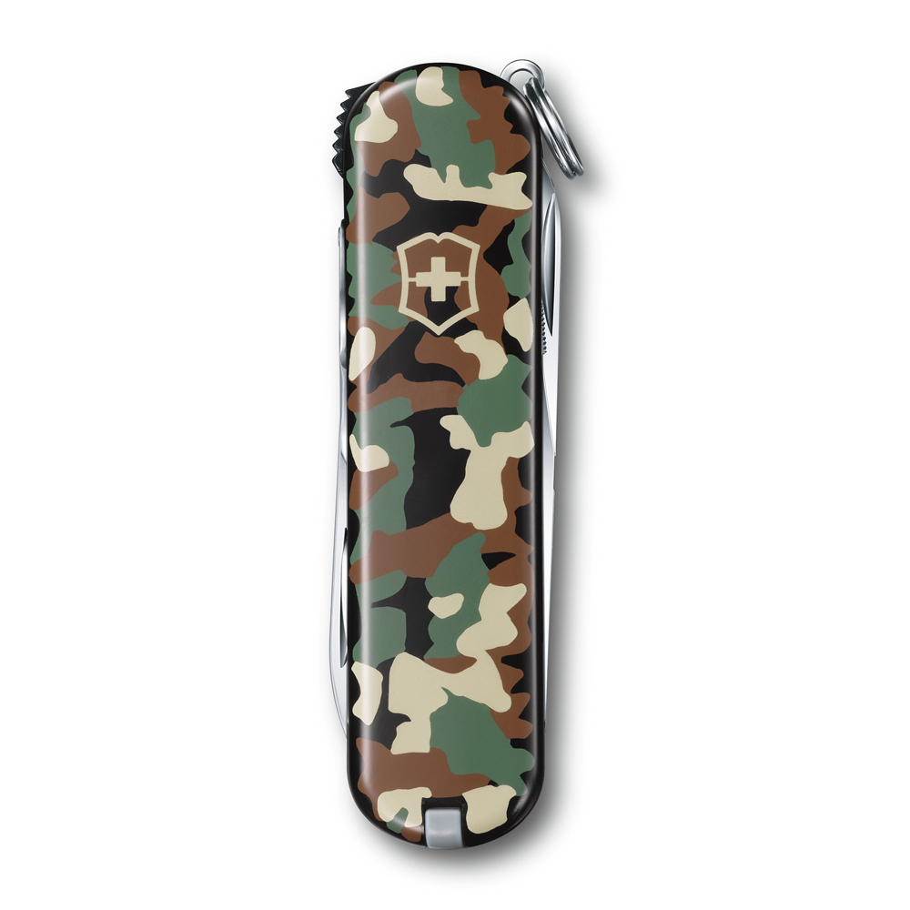 Нож Victorinox Classic Nail Clip 580, 65 мм, 8 функций, камуфляж